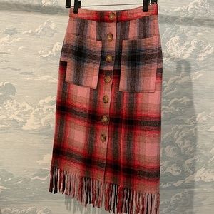 Maeve Anthropologie new, never worn, plaid skirt.  NWT S 2
